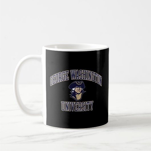 George Washington Colonials Arch über Heather Gray Kaffeetasse (Links)