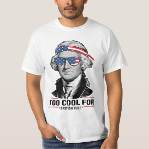 George Washington Cool für britische Herrschaft 4. T-Shirt