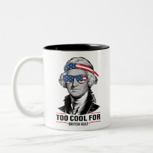 George Washington Cool für die britische Herrschaf Zweifarbige Tasse