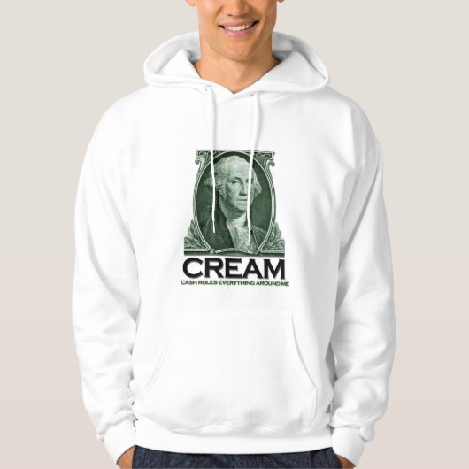 George Washington-CREME Hoodie (Vorderseite)
