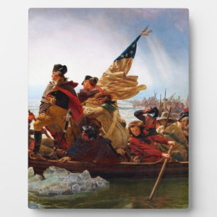 George Washington Crossing of the Delaware River Fotoplatte