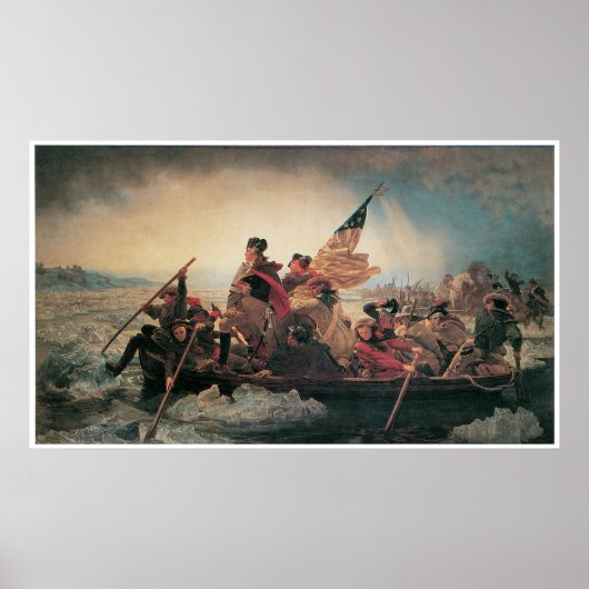 George Washington Crossing the Delaware Poster (Vorne)