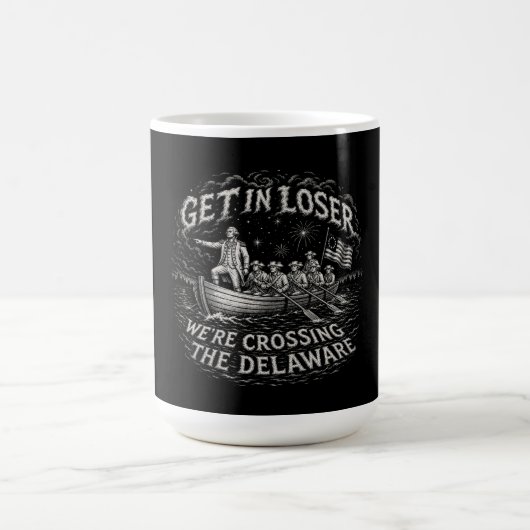 George Washington Delaware Meme Parodie Kunst Kaffeetasse (Mittel)