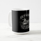 George Washington Delaware Meme Parodie Kunst Kaffeetasse (Vorderseite Links)