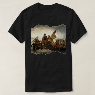 George Washington Delaware River Revolutionskrieg T-Shirt