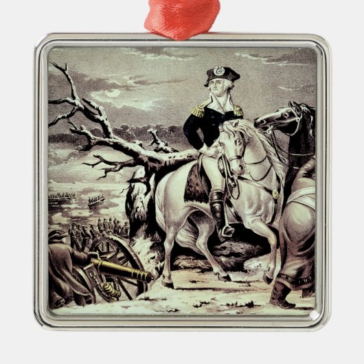 George Washington, der das Delaware kreuzt Ornament Aus Metall (Vorne)