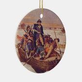 George Washington, der den Delaware River kreuzt Keramikornament (Rechts)