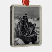 George Washington, der den Delaware River kreuzt Ornament Aus Metall (Rechts)
