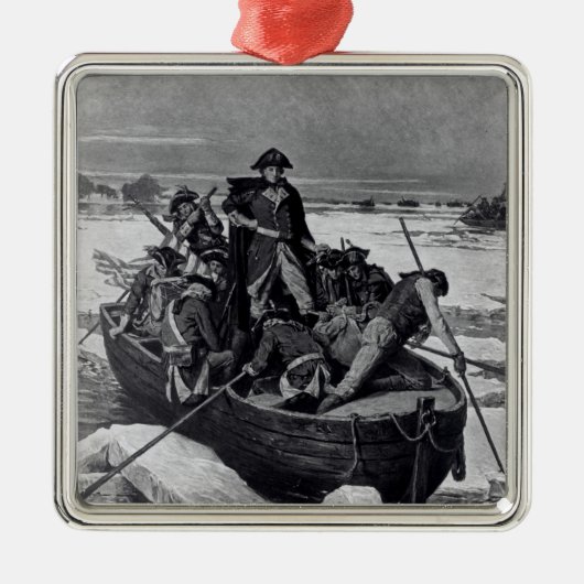 George Washington, der den Delaware River kreuzt Ornament Aus Metall (Vorne)