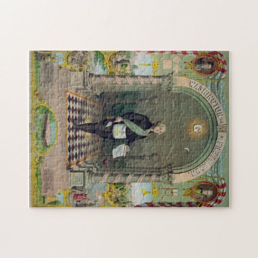 George Washington, der Maurer Puzzle (Horizontal)