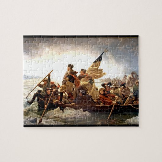 George Washington, der Puzzlen Delawares kreuzt Puzzle (Horizontal)