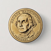 George Washington Dollar Button (Vorderseite)