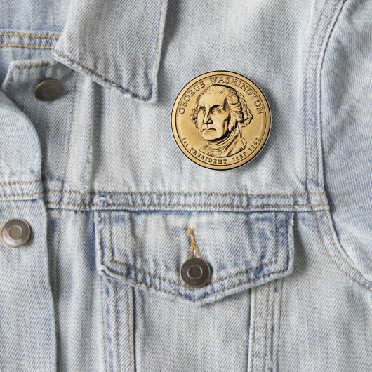 George Washington Dollar Button (Beispiel)