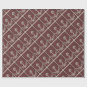 George Washington Eagle Stars Stripes USA Portrait Geschenkpapier (Flach)