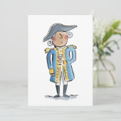 George Washington Einladung (Stehend Vorderseite)