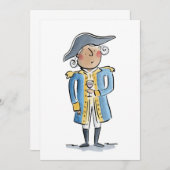 George Washington Einladung (Vorne/Hinten)