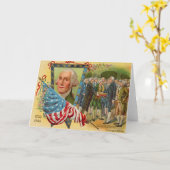 George Washington Einweihung der amerikanischen Fl Karte (Gelbe Blume)