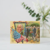 George Washington Einweihung der amerikanischen Fl Postkarte (Stehend Vorderseite)