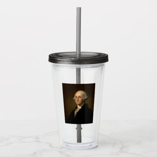 George Washington Erster amerikanischer Präsident Acryltrinkbecher (Vorderseite)