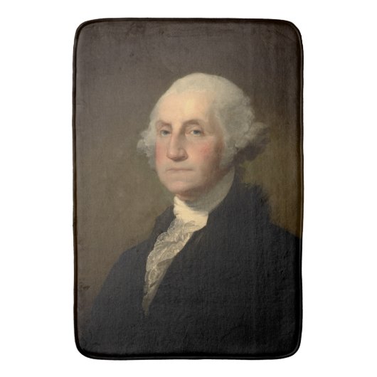 George Washington Erster amerikanischer Präsident Badematte (Vorderseite Vertikal)
