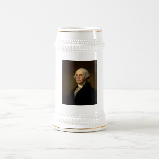 George Washington Erster amerikanischer Präsident  Bierglas (Mittel)