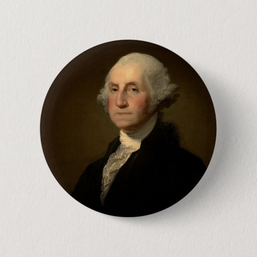 George Washington Erster amerikanischer Präsident Button (Vorderseite)