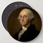 George Washington Erster amerikanischer Präsident Button (Vorne & Hinten)
