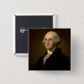George Washington Erster amerikanischer Präsident Button (Vorne & Hinten)