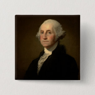 George Washington Erster amerikanischer Präsident  Button