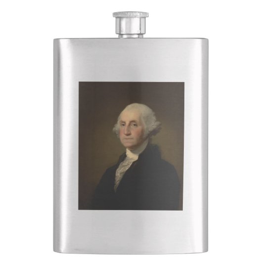 George Washington Erster amerikanischer Präsident  Flachmann (Vorderseite)