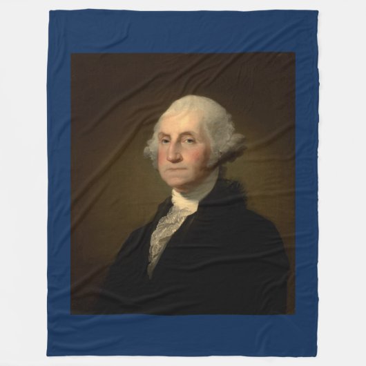 George Washington Erster amerikanischer Präsident  Fleecedecke (Vorderseite)