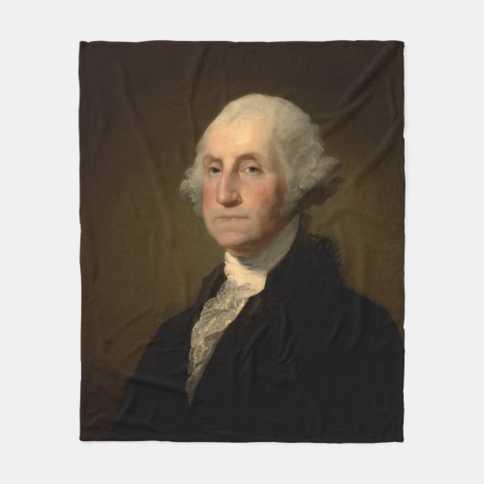 George Washington Erster amerikanischer Präsident Fleecedecke (Vorderseite)