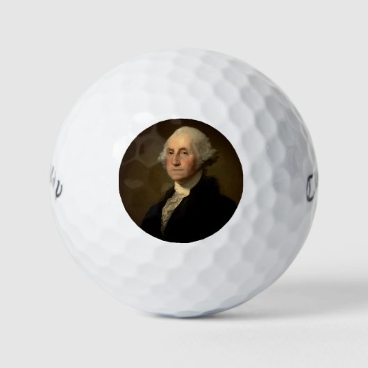 George Washington Erster amerikanischer Präsident Golfball (Vorderseite)