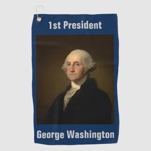 George Washington Erster amerikanischer Präsident  Golfhandtuch (Vorderseite)