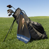George Washington Erster amerikanischer Präsident  Golfhandtuch (Gras)