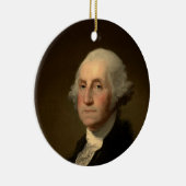 George Washington Erster amerikanischer Präsident  Keramik Ornament (Rechts)