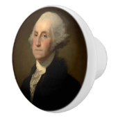 George Washington Erster amerikanischer Präsident  Keramikknauf (Rechts)