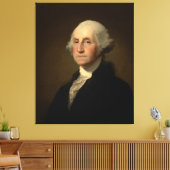 George Washington Erster amerikanischer Präsident Leinwanddruck (Insitu (Wohnzimmer))