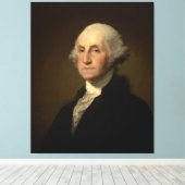 George Washington Erster amerikanischer Präsident Leinwanddruck (Insitu (Holzboden))