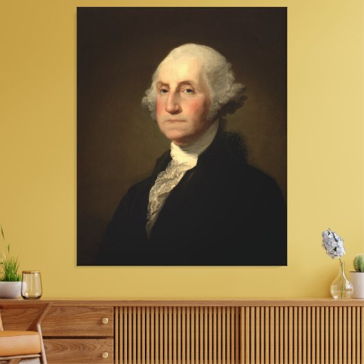 George Washington Erster amerikanischer Präsident Leinwanddruck (Insitu (Wohnzimmer))