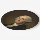 George Washington Erster amerikanischer Präsident  Pappteller (Schrägansicht)