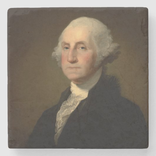George Washington Erster amerikanischer Präsident Steinuntersetzer (Vorderseite)