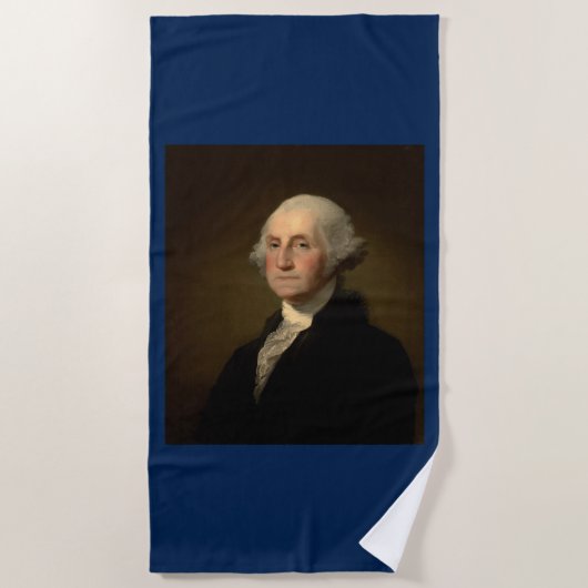 George Washington Erster amerikanischer Präsident Strandtuch (Vorderseite)