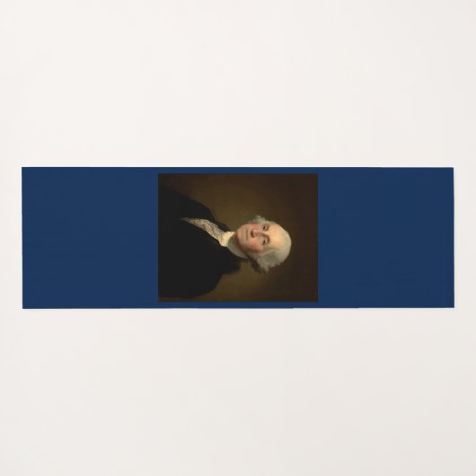 George Washington Erster amerikanischer Präsident Yogamatte (Rückseite (Horizontal))