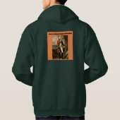 george Washington facing british generals Hoodie (Rückseite)