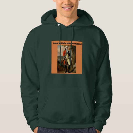 george Washington facing british generals Hoodie (Vorderseite)