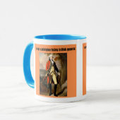 george Washington facing british generals Tasse (Vorderseite Links)
