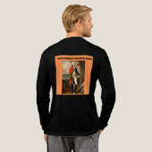 george Washington facing british generals Tri-Blend Shirt (Voller Rücken)