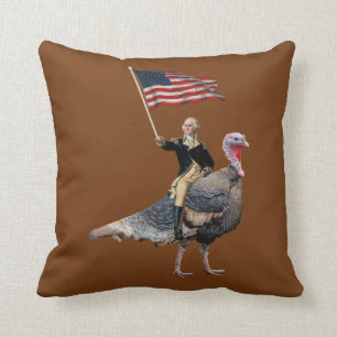 George Washington fährt mit einem türkischen Ern Kissen