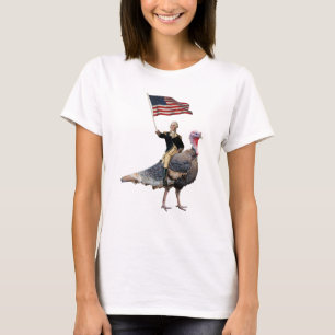 George Washington fährt mit einem türkischen Ern T-Shirt